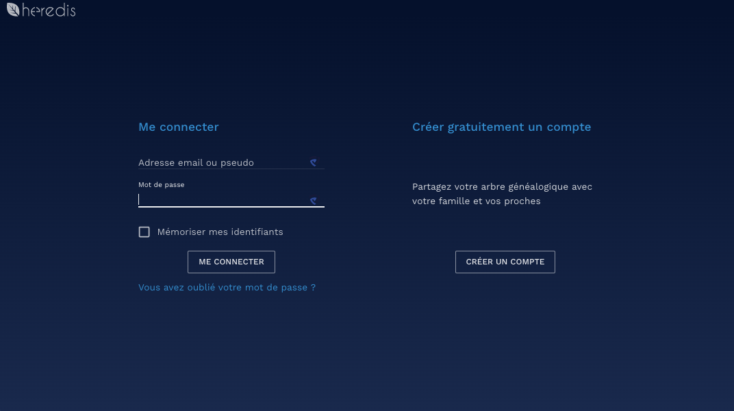 Nouvelle Généalogie en ligne
